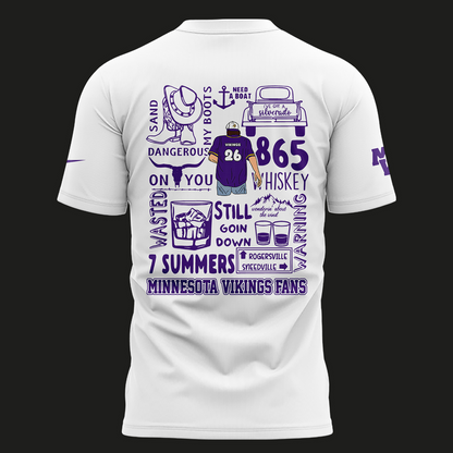 Minnesota Vikings 2026 Exclusive Morgan Wallen T-Shirt