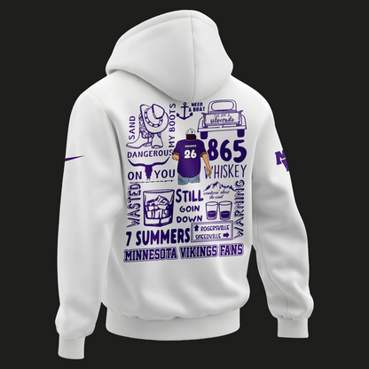 Minnesota Vikings 2026 Exclusive Morgan Wallen Hoodie