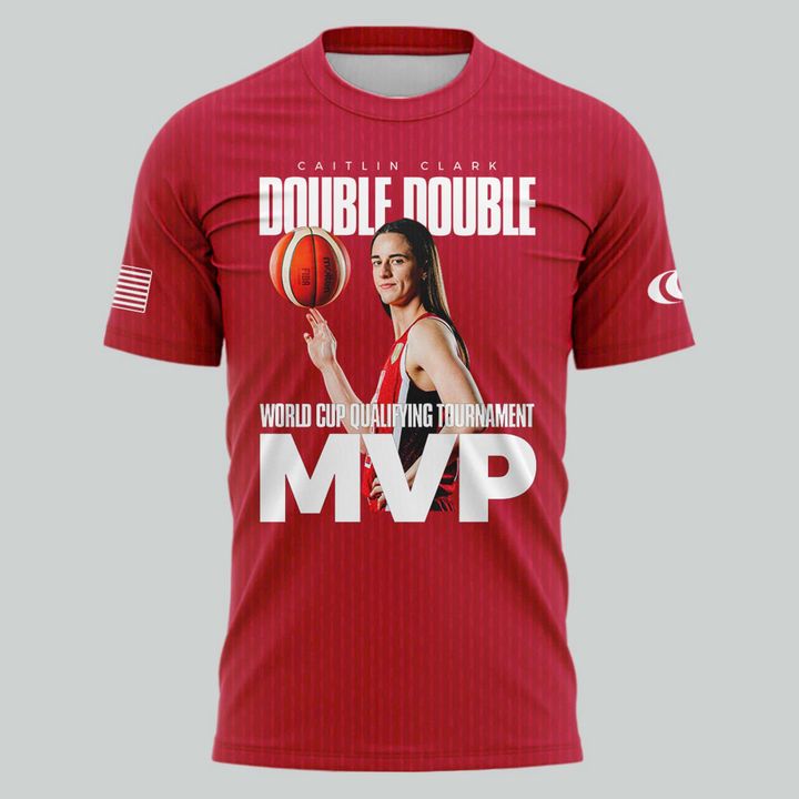 Caitlin Clark MVP of the 2026 FIBA Women’s World Cup Qualifying Tournament T-Shirt