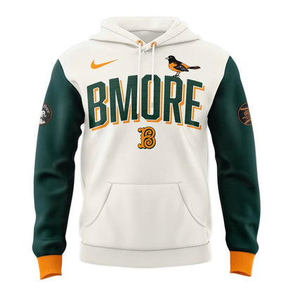 Baltimore Orioles 2026 City Connect Hoodie - Green/White