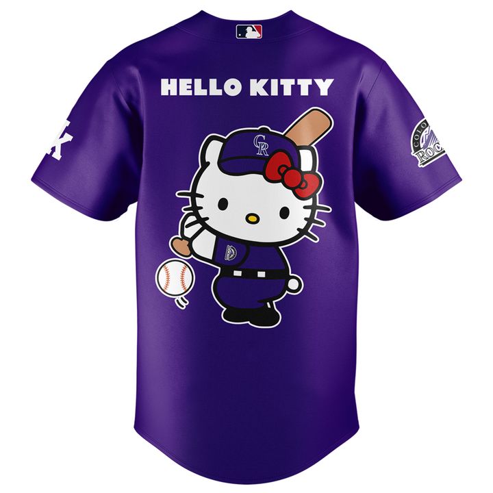Exclusive 2026 Jersey Colorado Rockies x Hello Kitty for fans!