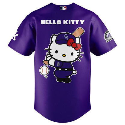 Exclusive 2026 Jersey Colorado Rockies x Hello Kitty for fans!