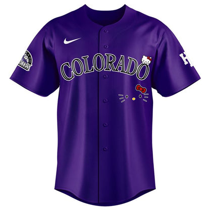 Exclusive 2026 Jersey Colorado Rockies x Hello Kitty for fans!