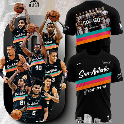 Limited edition San Antonio Spurs 2026 NBA Playoffs T-Shirt