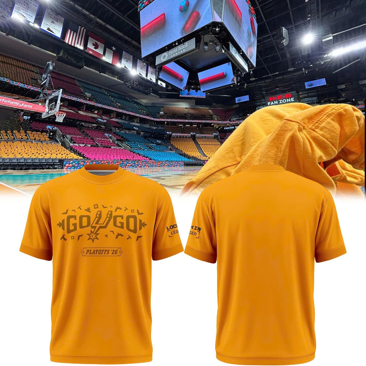 San Antonio Spurs Shop Playoffs T-Shirt