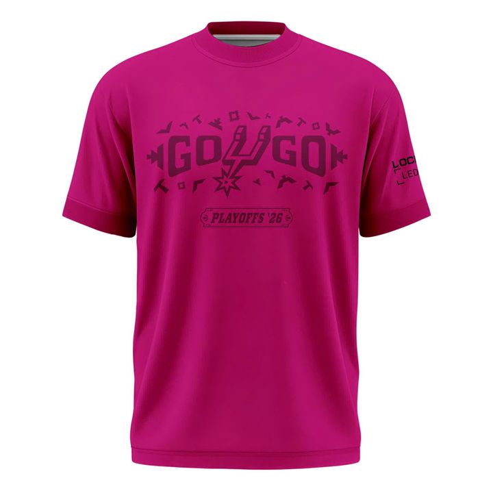 San Antonio Spurs Shop Playoffs Blue T-Shirt