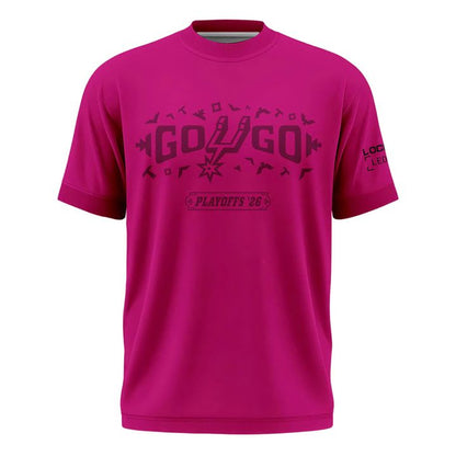 San Antonio Spurs Shop Playoffs Blue T-Shirt