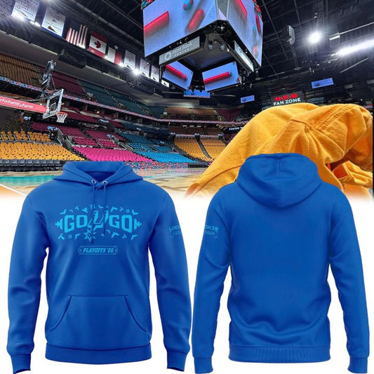 San Antonio Spurs Shop Playoffs Blue Hoodie
