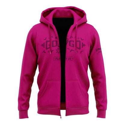 San Antonio Spurs Playoffs Pink Zip Hoodie