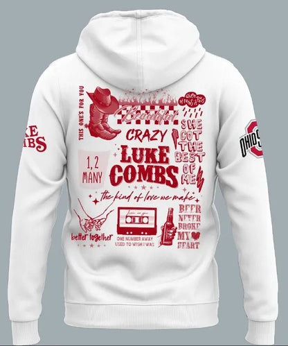 Luke Combs x Ohio State Stadium - My Kinda Saturday Night Tour 2026 Hoodie