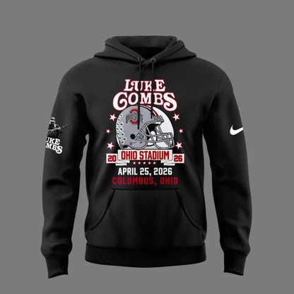Luke Combs x Ohio State Stadium Tour - Black Hoodie