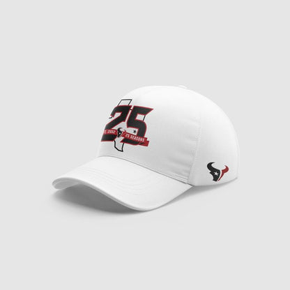 Houston Texans 25th Season Anniversary Limted Premium T-shirt - White