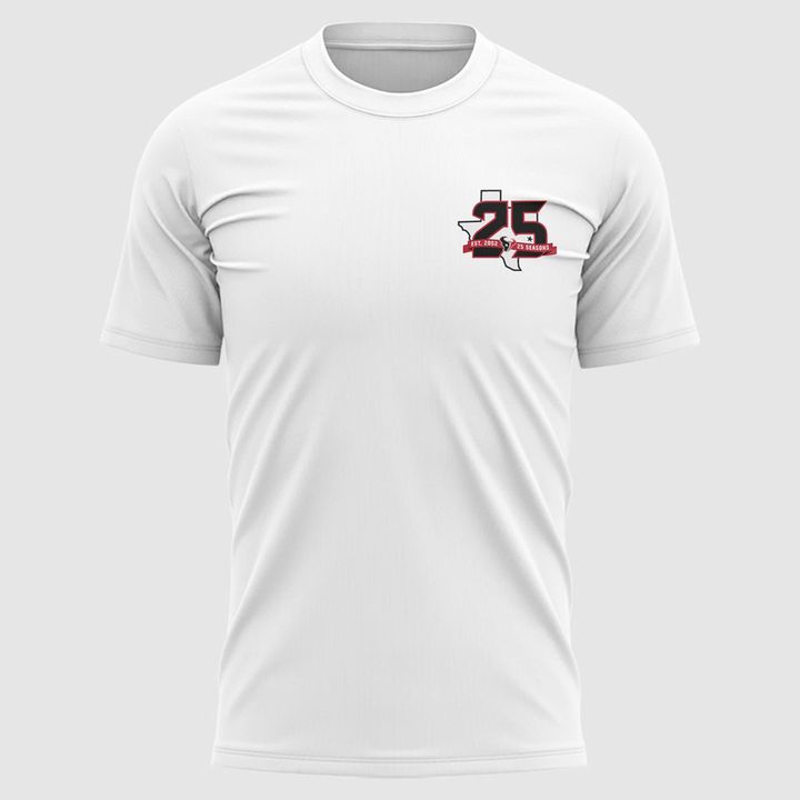 Houston Texans 25th Season Anniversary Limted Premium T-shirt - White
