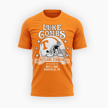 Limited Edition Tennessee x Luke Combs My Kinda Saturday Nigh Orange Tshirt 2026