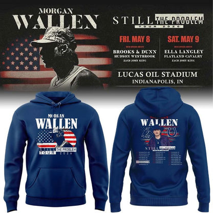 Indianapolis Colts x Morgan Wallen "Still The Problem Tour" 2026 Hoodie