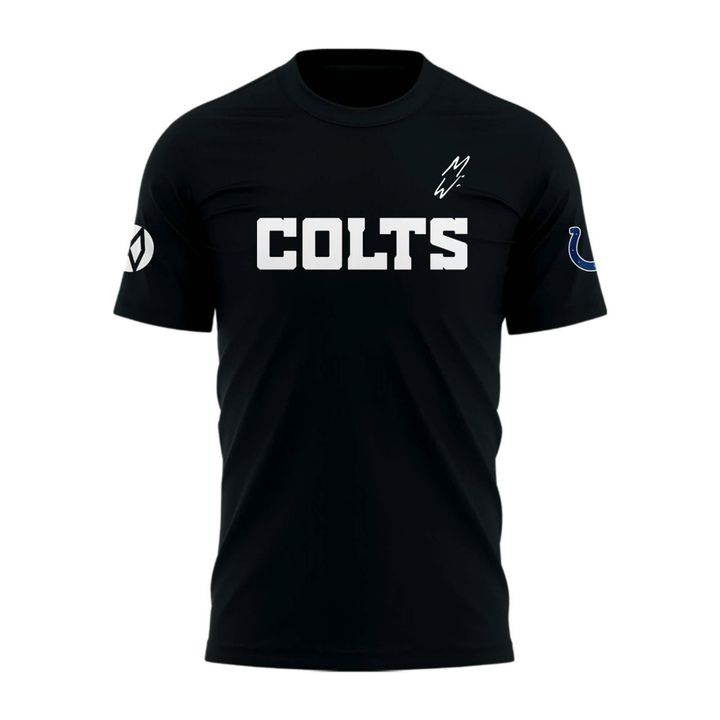 Indianapolis Colts x Morgan Wallen "Still The Problem Tour" 2026 Black T-Shirt