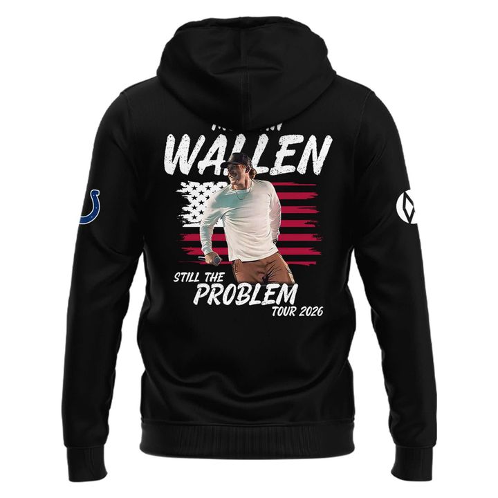 Indianapolis Colts x Morgan Wallen "Still The Problem Tour" 2026 Hoodie