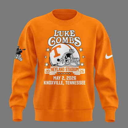 Exclusive Edition Luke Combs x Tennessee Volunteers Football – My Kinda Saturday Night Tour Country Music 2026 Sweatshirt
