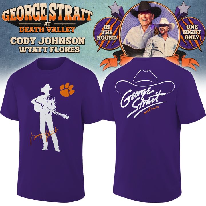 13. G.Strait 2026 “One-Night Only” Concert at Clemson Memorial Stadium T-Shirt