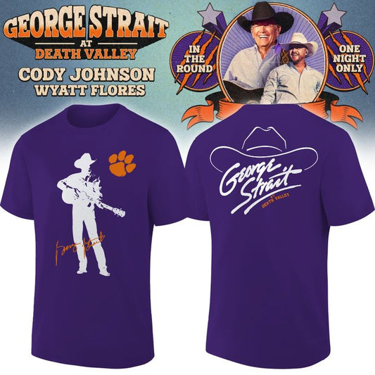 13. G.Strait 2026 “One-Night Only” Concert at Clemson Memorial Stadium T-Shirt