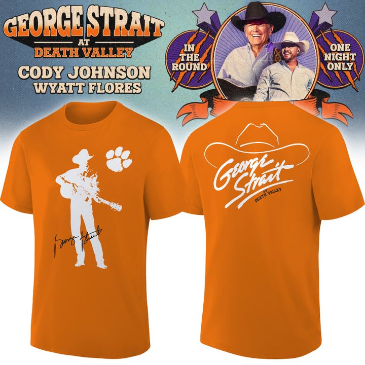14. G.Strait 2026 “One-Night Only” Concert at Clemson Memorial Stadium T-Shirt