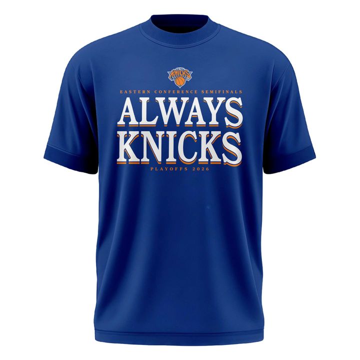 2026 Exclusive T-Shirt NEW YORK KNICKS Playoffs Round 2 Game 1 for fans
