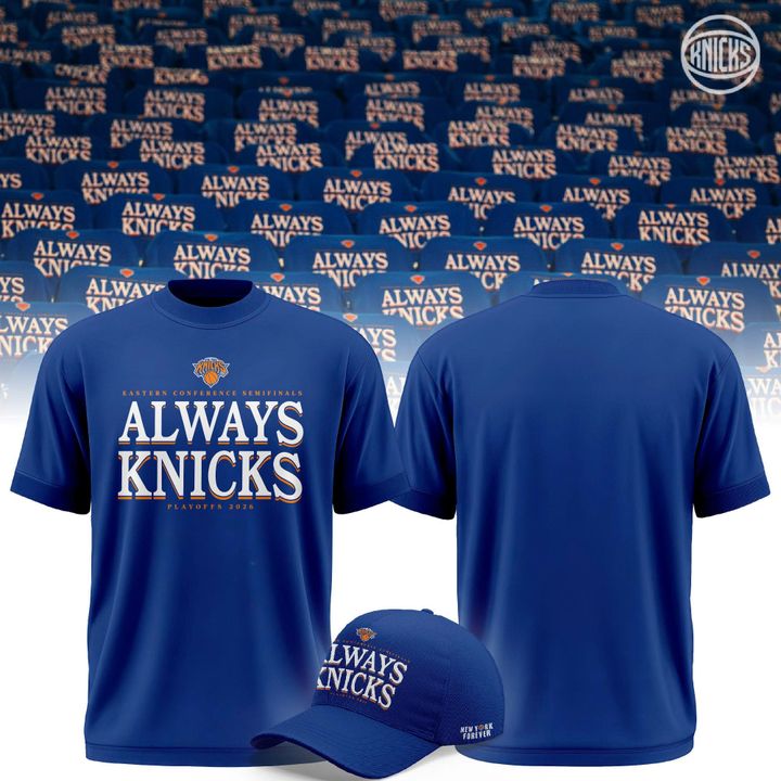 2026 Exclusive T-Shirt NEW YORK KNICKS Playoffs Round 2 Game 1 for fans
