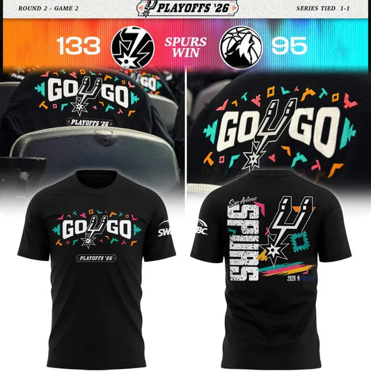 2026 Game 2 San Antonio Spurs Playoffs Tee