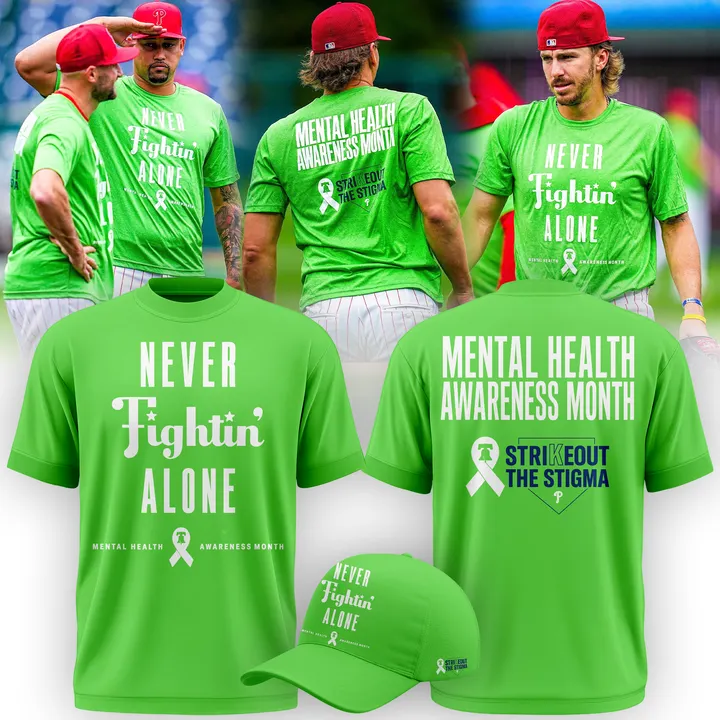 Limited Edition Philadelphia Phillies Never Fightin Alone 2026 Tshirt