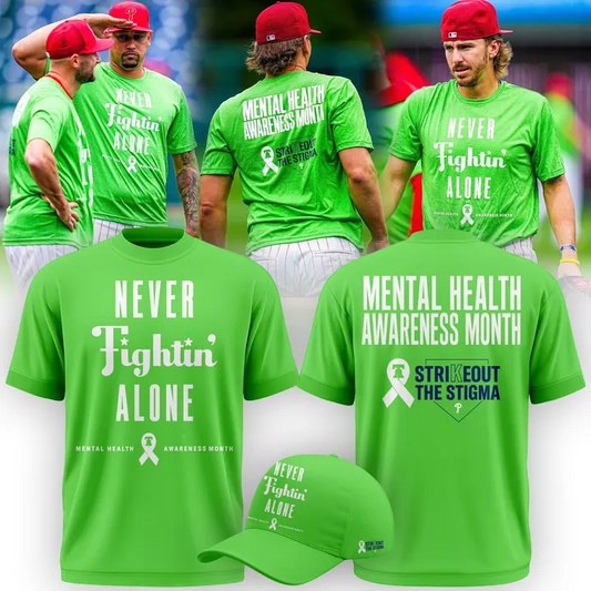 Limited Edition Philadelphia Phillies Never Fightin Alone 2026 Tshirt