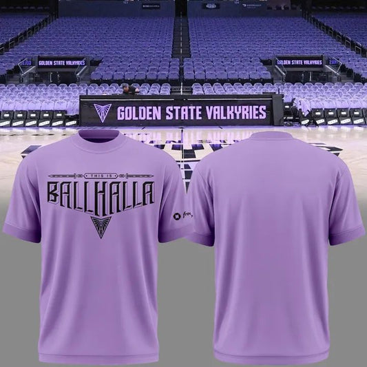 2026 Limited edition Tshirt "BALLHALLA" Golden State Valkyries