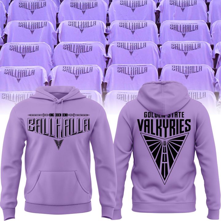 2026 Limited edition Hoodie "BALLHALLA" Golden State Valkyries