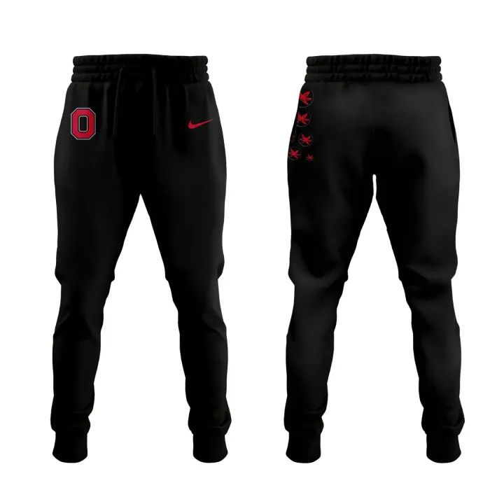 2. Ohio State Football New All-Black Tshirt