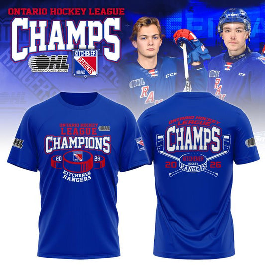 KIT Champions Ontario Hockey League 2026 T-Shirt