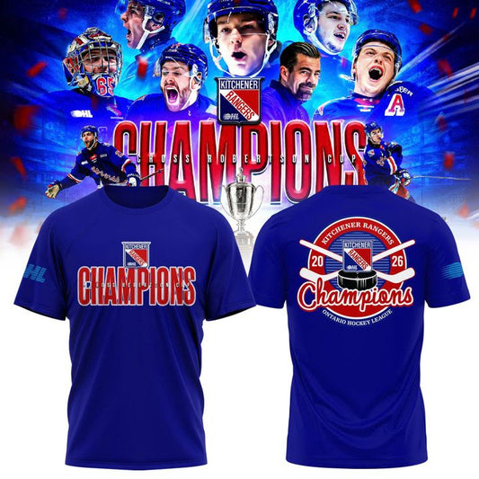 Kitchener Rangers 2026 OHL Champs T-Shirt
