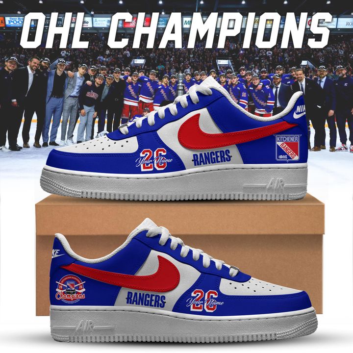 Kitchener Rangers Special OHL Champions 26 Limited Edition Sneakers
