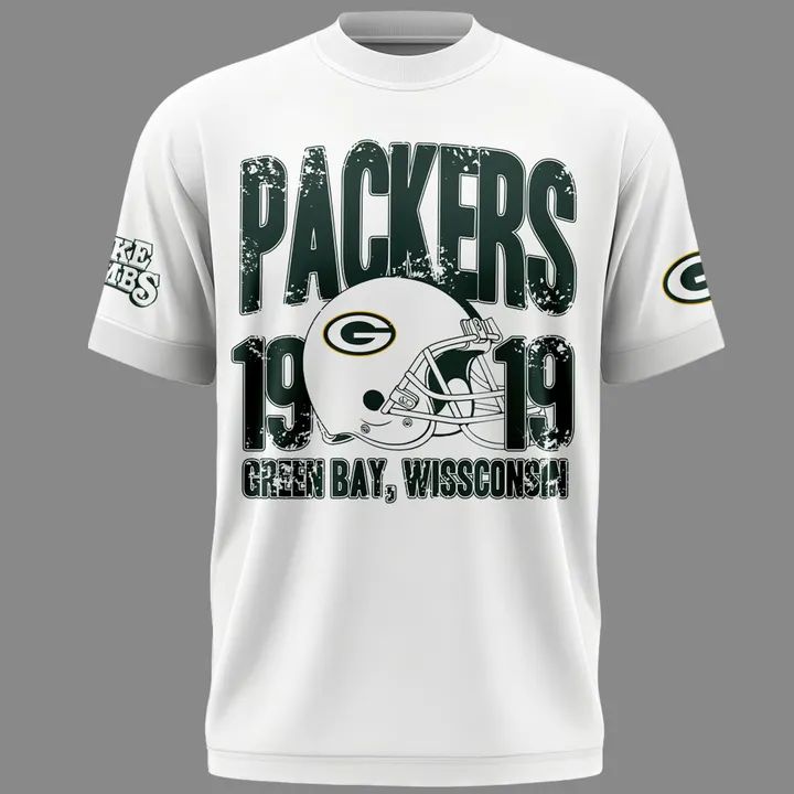 Limited Edition T-shirt White Luke Combs x Green Bay Packers “My Kinda Saturday Night Tour”
