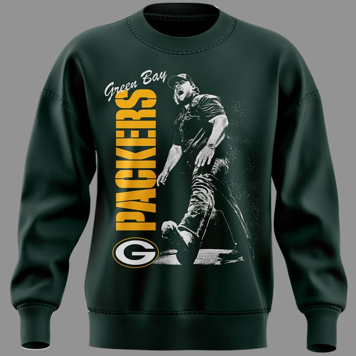 03.Luke Combs x Green Bay Packers My Kinda Saturday Night Tour 2026 - SWEATSHIRT