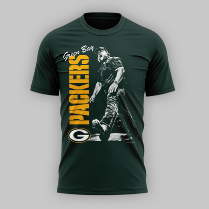 08.Luke Combs x Green Bay Packers My Kinda Saturday Night Tour 2026 - Tshirt