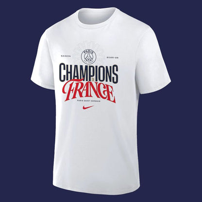 T-shirt PSG Champions de Ligue 1 - Blanc