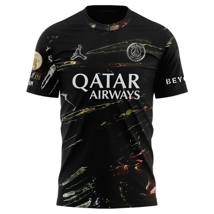 Maillot PSG Jordan Night Edition Dri-FIT ADV 2025/26 avec flocage personnalisé Labubu – Nom et Numéro Personnalisés