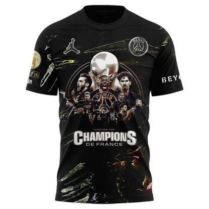 Maillot PSG Jordan Night Edition Champions de France 2025/26 avec flocage personnalisé Labubu – Nom et Numéro Personnalisés