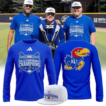 Kansas Jayhawks baseball 2026 Big 12 Conference Regular Season Champions Long Tee