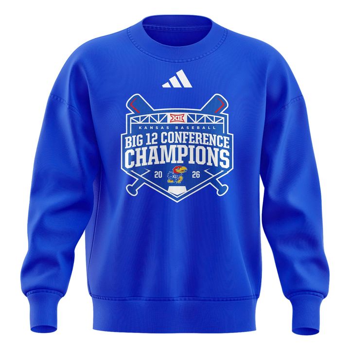 Kansas Jayhawks baseball 2026 Big 12 Conference Regular Season Champions Sweatshirt