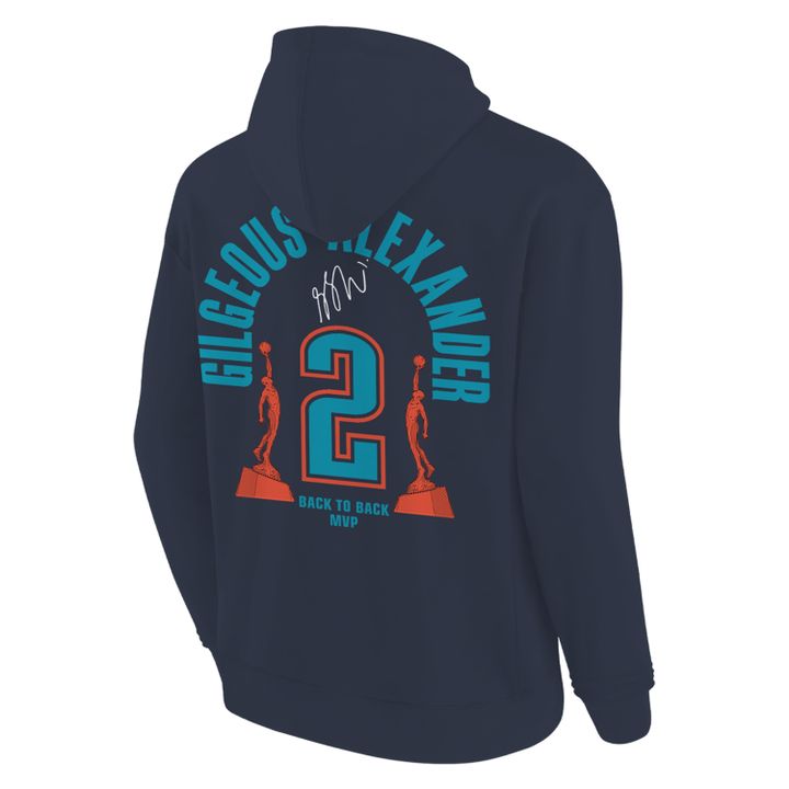 OKC Thunder 2026 MVP Back 2 Back Signature Hoodie