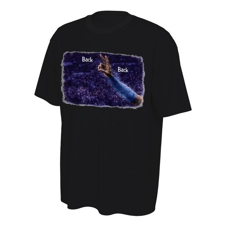 1. OKC Thunder 2026 MVP Back 2 Back Signature Black T-shirt