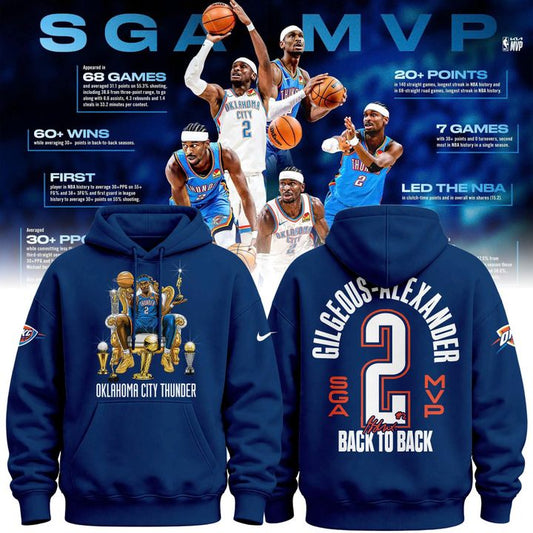 Special Edition Signed Shai Gilgeous-Alexander 2026 MVP Hoodie