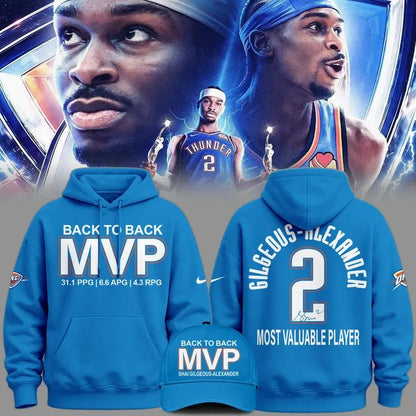 Special Edition Signed Shai Gilgeous-Alexander 2026 MVP Hoodie.