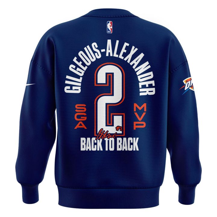 Special Edition Signed Shai Gilgeous-Alexander 2026 MVP Sweatshirt