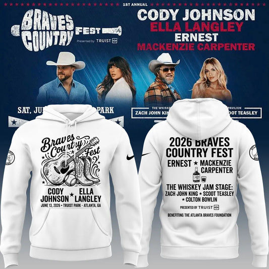 Limited Edition Atlanta Braves 2026 Country Fest Hoodie